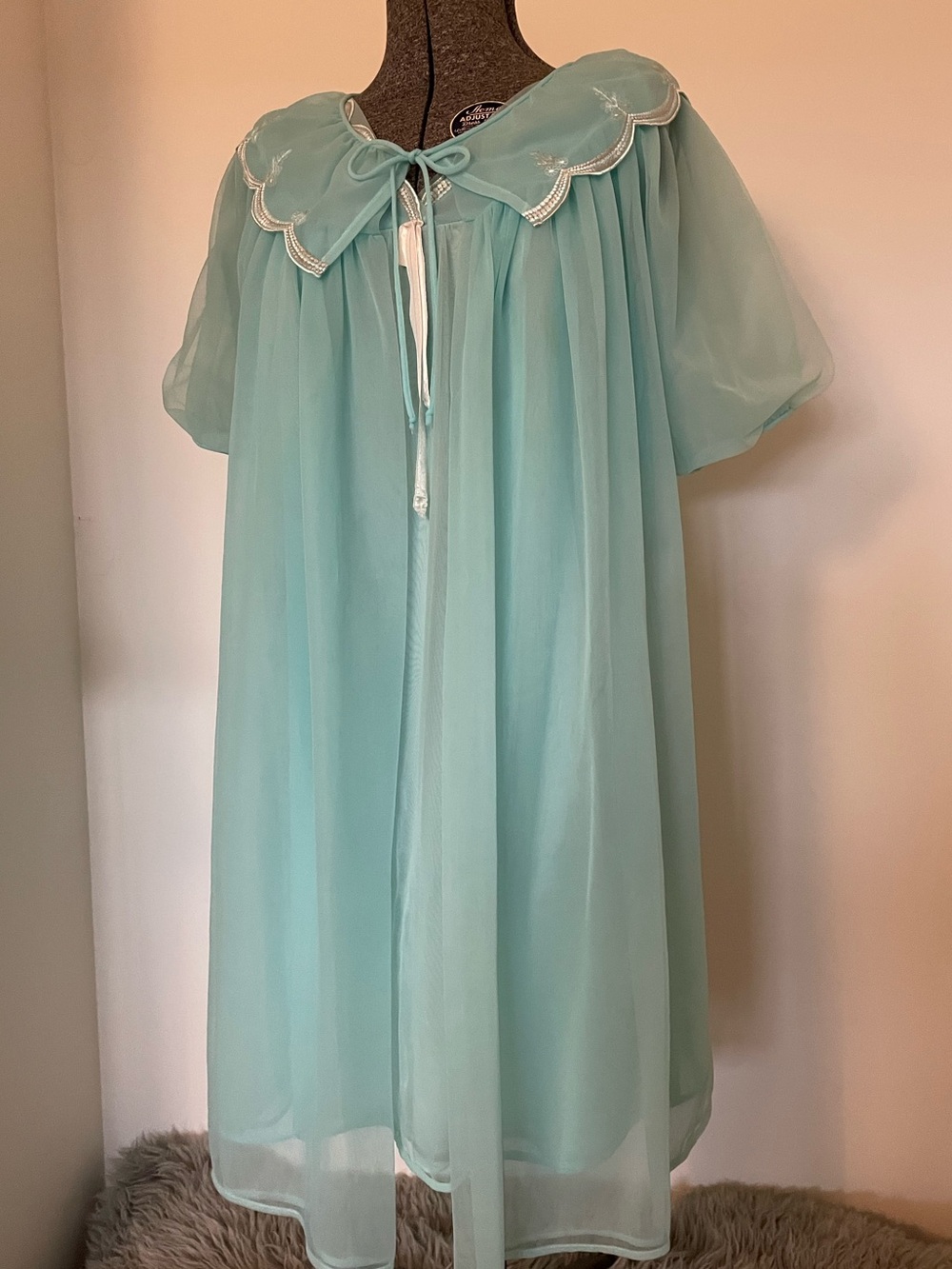 Vintage Queentex Babydoll peignoir set